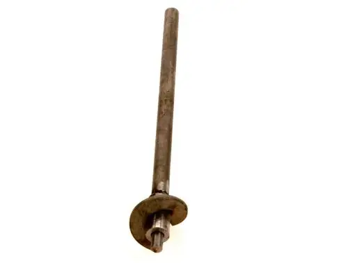 BOSCH Antriebswelle aus Metall mit einer langen, zylindrischen Form und einem runden Ende, das zur Befestigung dient.
